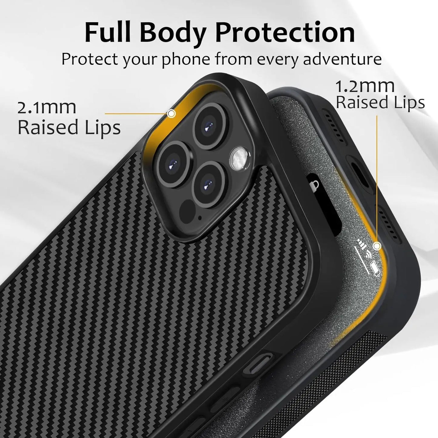 Luxury Gloss Real Carbon Fiber Armor Shockproof Cover for iPhone Case Wireless Charge Forged fiber Cover